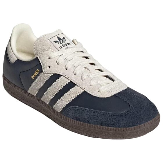 Кроссовки Adidas Originals SAMBA OG Skateboard Shoes Unisex Low-Top Dark Blue JI3217