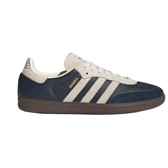 Кроссовки Adidas Originals SAMBA OG Skateboard Shoes Unisex Low-Top Dark Blue JI3217
