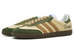 Кроссовки Adidas Originals SAMBA OG Skateboard Shoes Unisex Low-Top Green Yellow B75806