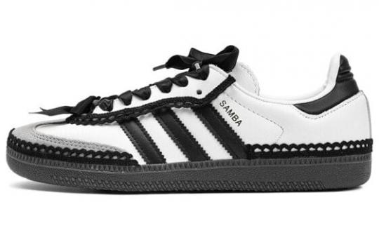 Кроссовки Adidas Originals SAMBA OG Skateboard Shoes Women's Low-Top Black White B75806