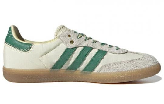 Кроссовки Adidas Wales Bonner X Samba Cream White Bold Green GY4344