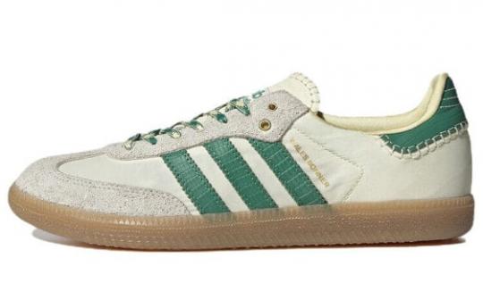 Кроссовки Adidas Wales Bonner X Samba Cream White Bold Green GY4344