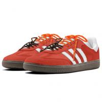 Кроссовки Adidas Originals SAMBA OG Skateboard Shoes Unisex Low-Top Orange/white/brown IG1024