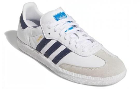 Кроссовки Adidas Originals Samba Adv White Shadow Navy GW3158