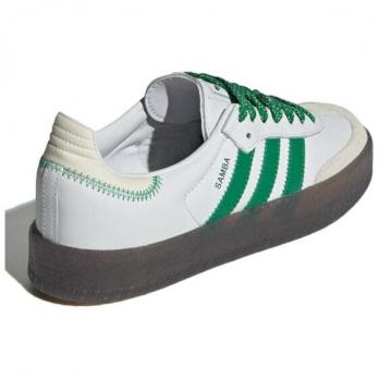 Кроссовки Adidas Originals Sambae Cloud White Green Women's IE9105