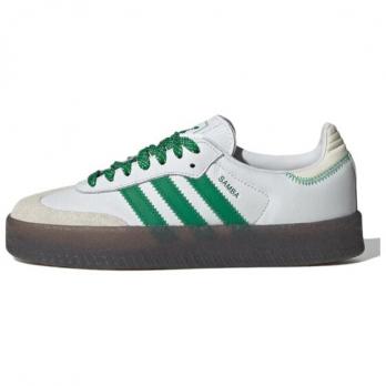 Кроссовки Adidas Originals Sambae Cloud White Green Women's IE9105