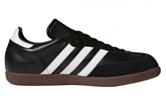 Для футбола Adidas Originals Samba Leather Black White 19000