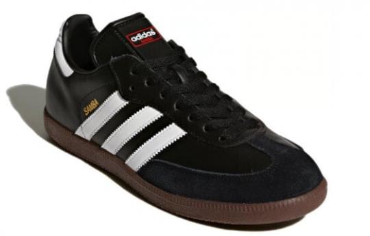 Для футбола Adidas Originals Samba Leather Black White 19000