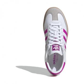 Кроссовки и кеды Adidas Samba OG Footwear White Purple Kids IH2873