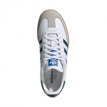 Кроссовки и кеды Adidas Samba OG White Collegiate Green Gum Kids IE1331