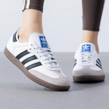 Кроссовки и кеды Adidas Samba OG Cloud White Core Black GS IE3675