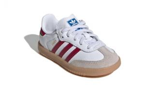 Кеды, кроссовки Adidas Samba OG Cloud White Collegiate Burgundy Gum TD IE1336