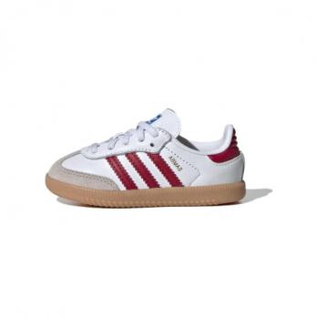 Кеды, кроссовки Adidas Samba OG Cloud White Collegiate Burgundy Gum TD IE1336