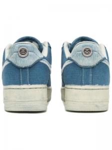 Кроссовки Nike Air Force 1 Casual Shoes Unisex Low-Top Blue STUSSY-NIKE-AF1-TOKYO