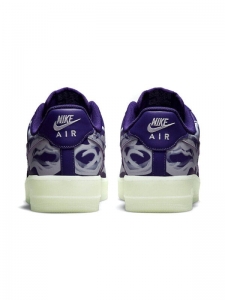 Кроссовки Nike Air Force 1 Low '07 Qs Purple Skeleton Halloween 2021 CU8067-500