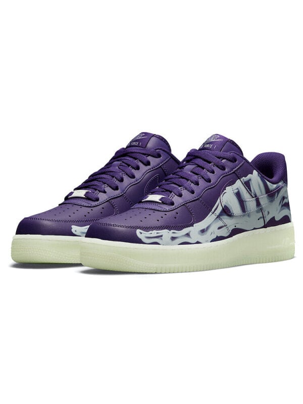 Кроссовки Nike Air Force 1 Low '07 Qs Purple Skeleton Halloween 2021 CU8067-500