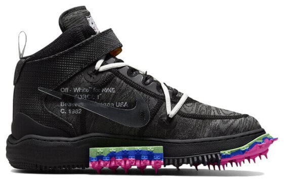 Кроссовки Nike Air Force 1 Mid Off-White Black DO6290-001
