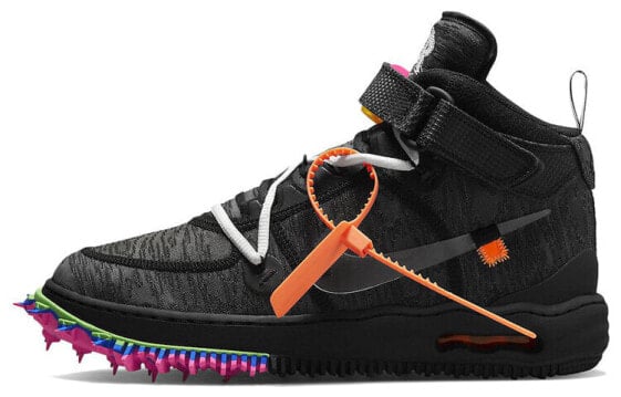 Кроссовки Nike Air Force 1 Mid Off-White Black DO6290-001
