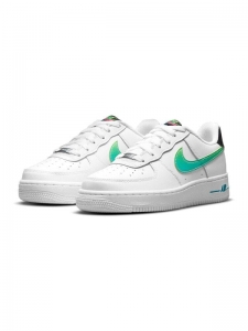 Кроссовки и кеды Nike Air Force 1 Low White Aquamarine GS DJ5154-100
