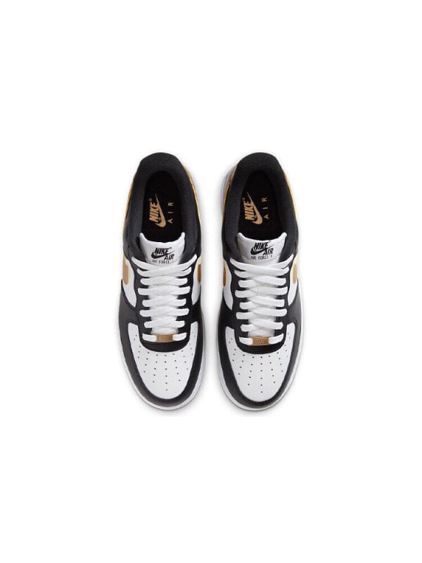 Кроссовки Nike Air Force 1 Low Black White Metallic Gold CZ9189-001