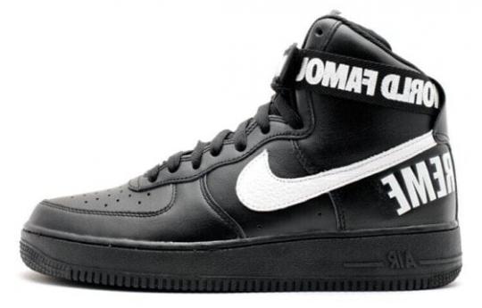 Кроссовки Nike Air Force 1 High Supreme World Famous Black 698696-010