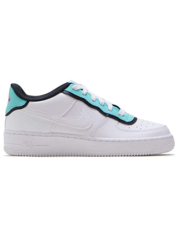 Кроссовки Nike Air Force 1 Low Double Layer Aqua Black GS BV1084-100