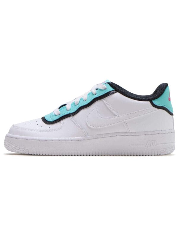 Кроссовки Nike Air Force 1 Low Double Layer Aqua Black GS BV1084-100