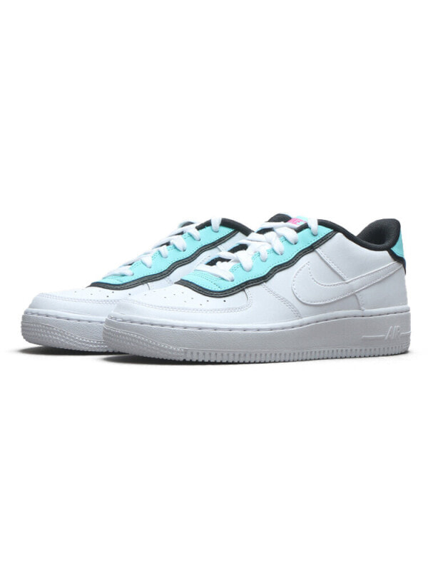 Кроссовки Nike Air Force 1 Low Double Layer Aqua Black GS BV1084-100
