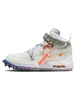 Кроссовки Nike Air Force 1 Mid Off White White DO6290-100