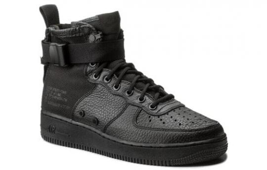 Кроссовки Nike Sf Air Force 1 Mid Triple Black 917753-005