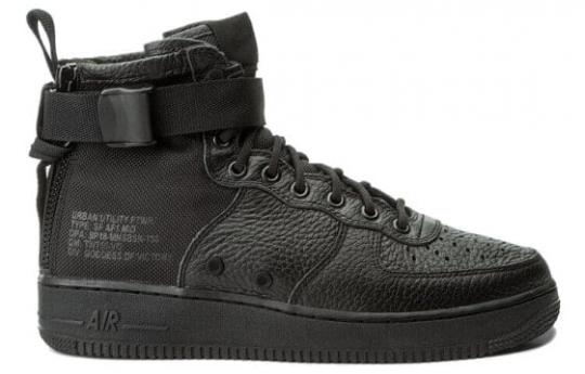 Кроссовки Nike Sf Air Force 1 Mid Triple Black 917753-005