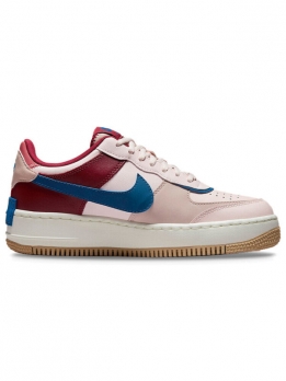 Кроссовки Nike Air Force 1 Low Shadow Light Soft Pink Team Red Blue Women's CI0919-601
