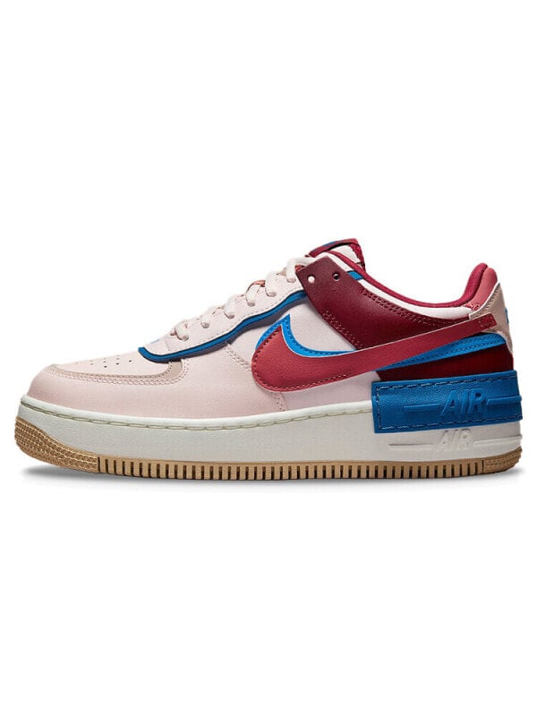 Кроссовки Nike Air Force 1 Low Shadow Light Soft Pink Team Red Blue Women's CI0919-601