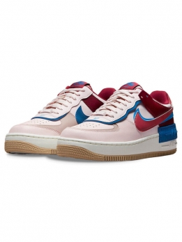 Кроссовки Nike Air Force 1 Low Shadow Light Soft Pink Team Red Blue Women's CI0919-601