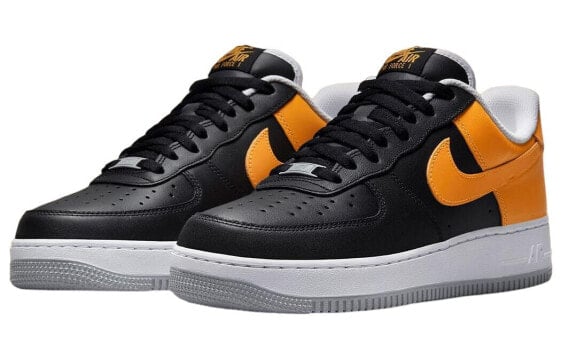 Кроссовки Nike Air Force 1 Low '07 Black Kumquat Light Smoke Grey FB7162-081
