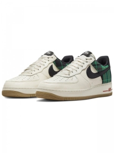 Кроссовки Nike Air Force 1 Low '07 Lx Plaid Pale Ivory Stadium Green DV0791-100