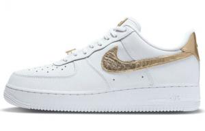 Кроссовки Nike Air Force 1 Low White Metallic Gold 2020 DC2181-100