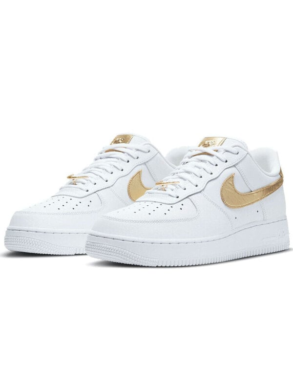 Кроссовки Nike Air Force 1 Low White Metallic Gold 2020 DC2181-100