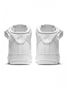 Кроссовки Nike Air Force 1 Mid 07 Leather 'Triple White' Women's 366731-100