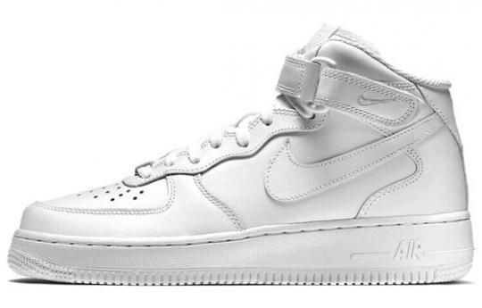 Кроссовки Nike Air Force 1 '07 Mid ''Triple White'' Sneakers 366731-100