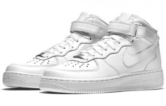 Кроссовки Nike Air Force 1 '07 Mid ''Triple White'' Sneakers 366731-100