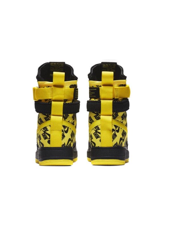 Кроссовки Nike Sf Air Force 1 High Black Dynamic Yellow AR1955-001