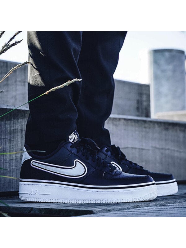 Кроссовки Nike Air Force 1 Low Sport Nba Black White AJ7748-001