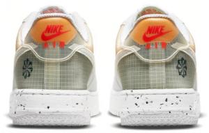 Кроссовки Nike Air Force 1 Low Crater White Orange DH2521-100