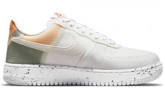 Кроссовки Nike Air Force 1 Low Crater White Orange DH2521-100