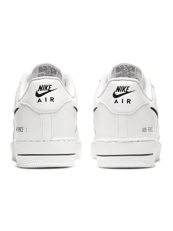 Кроссовки Nike Air Force 1 Low Cut Out Swoosh White Black CZ7377-100