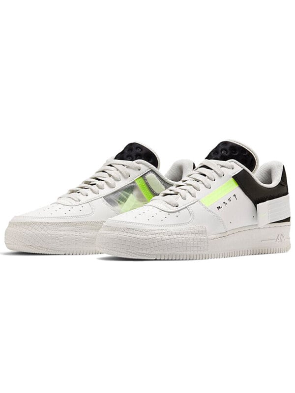 Кроссовки Nike Air Force 1 Low Type White Barely Volt CK6923-100