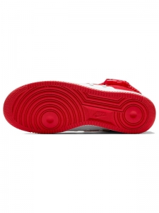Кроссовки Nike SF Air Force 1 High White University Red ar1955-100