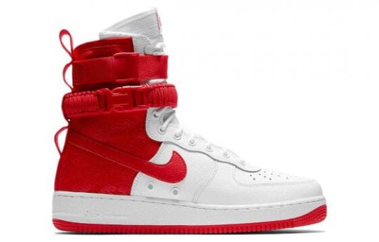 Кроссовки Nike SF Air Force 1 High White University Red ar1955-100