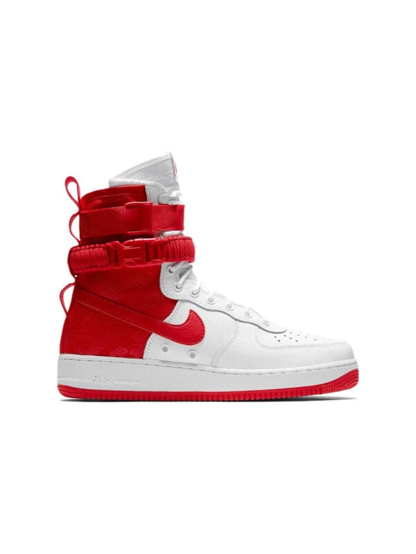 Кроссовки Nike SF Air Force 1 High White University Red ar1955-100